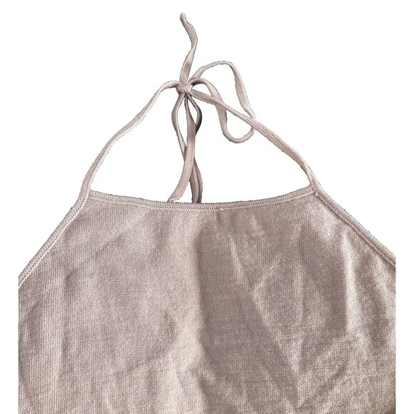 Philosophy Alberta Ferretti Halter Neck Open Wrap Back Fine Knit Wool Sweater 8 - Picture 3 of 10